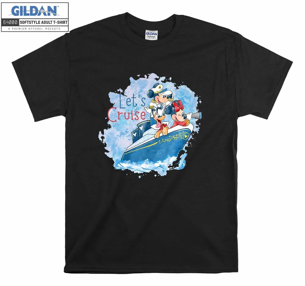 Inktee Store - Disney Let'S Cruise Ship T-Shirt Image