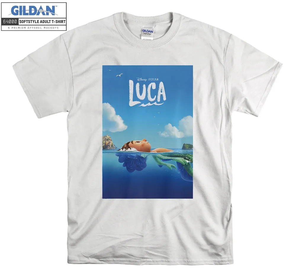Inktee Store - Disney Luca Poster Premium T-Shirt Image