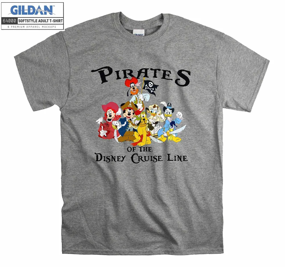 Inktee Store - Disney Pirates Of The Caribbean Crewneck T-Shirt Image