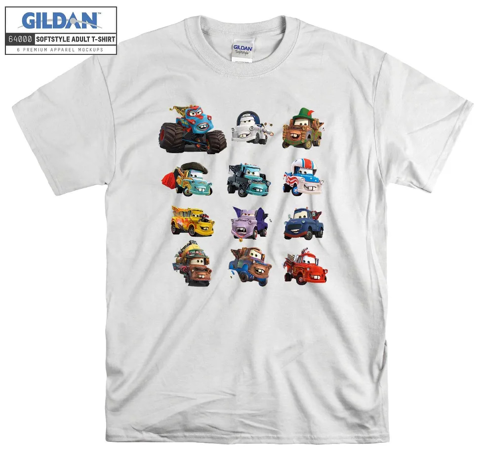 Inktee Store - Disney Pixar'S Cars Many Maters T-Shirt Image