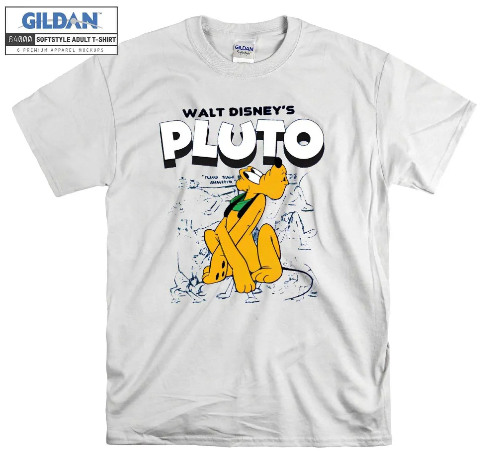 Inktee Store - Disney Pluto Funny Cartoon T-Shirt Image