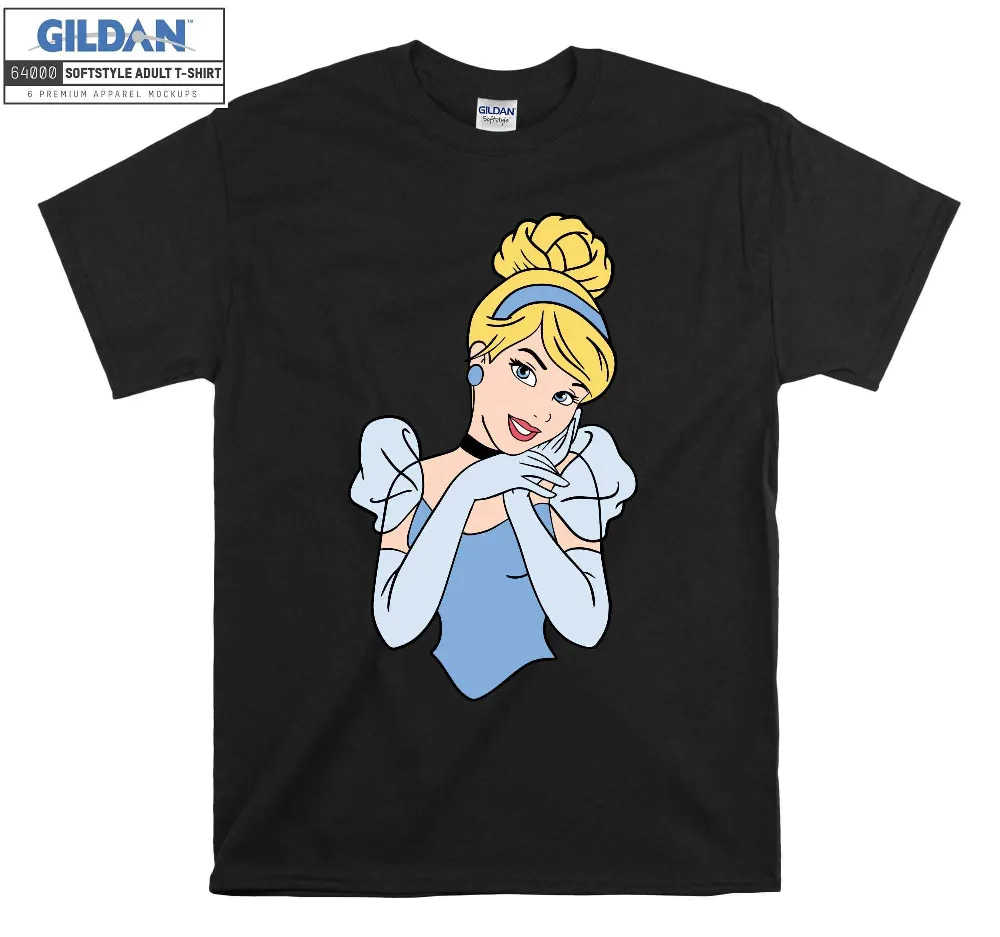 Inktee Store - Disney Princess Cinderella Cartoon Funny T-Shirt Image