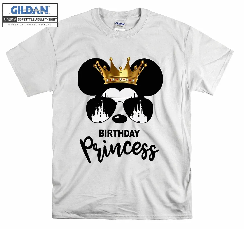 Inktee Store - Disney Princess Security Protection Birthday T-Shirt Image