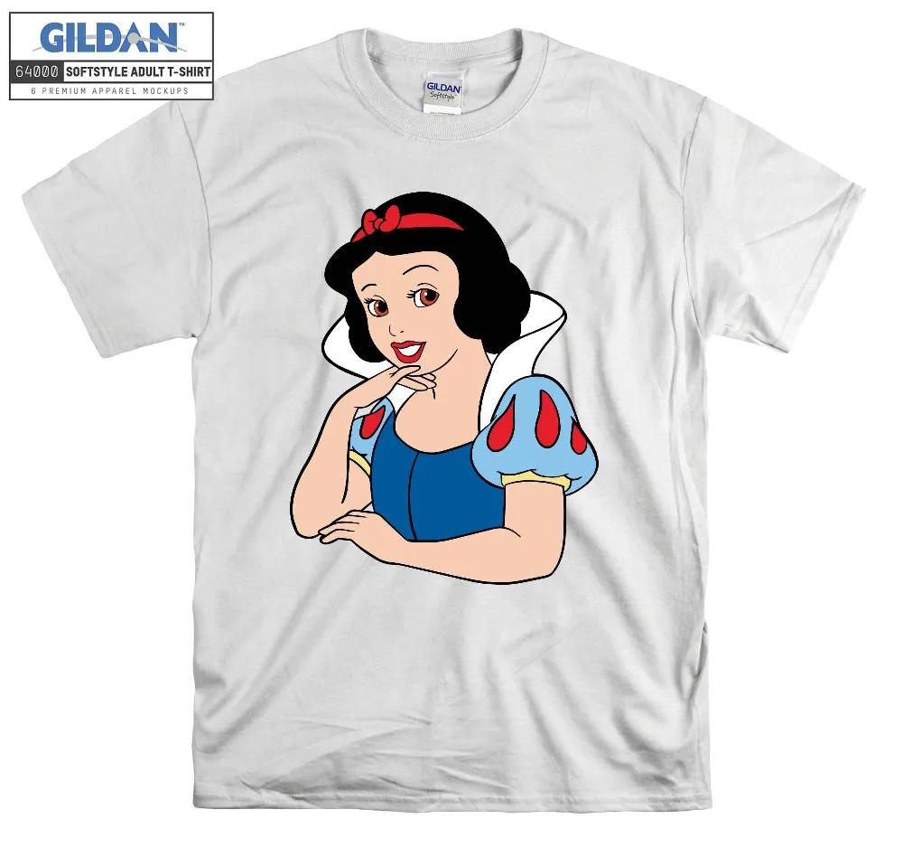 Inktee Store - Disney Princess Snow White Cartoon Funny T-Shirt Image