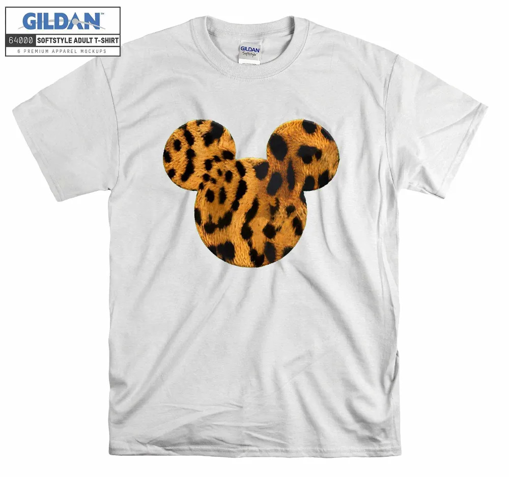 Inktee Store - Disney Safari Mickey And Minnie Matching Animal T-Shirt Image