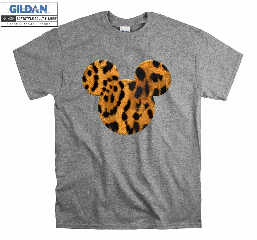 Inktee Store - Disney Safari Mickey And Minnie Matching Animal T-Shirt Image