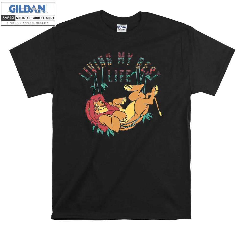 Inktee Store - Disney The Lion King Living My Best Life T-Shirt Image