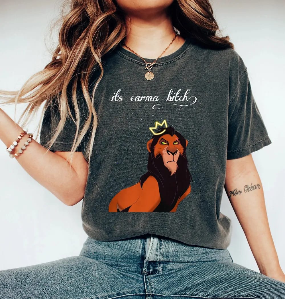 Inktee Store - Disney The Lion King Scar Funny Shirt - Lion King Shirt - Vacation Disney Shirts - Disneyland Shirt - Disney World Shirt - Family Disney Shirts Image