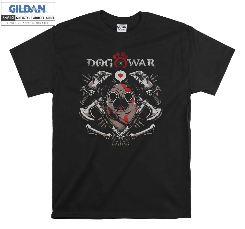 Inktee Store - Dog Of War Adults Parody Gaming T-Shirt Image