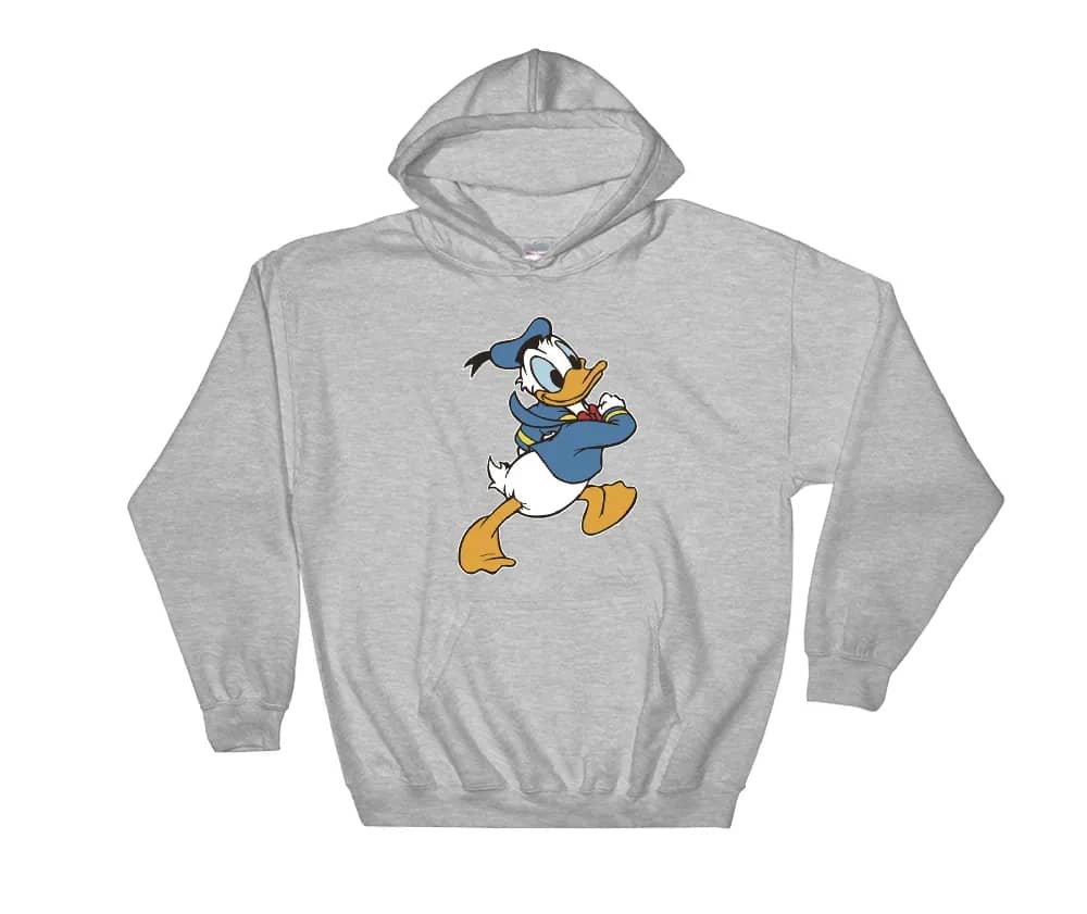 Inktee Store - Donald Duck Running Blue Bag Funny Unisex T-Shirt Image