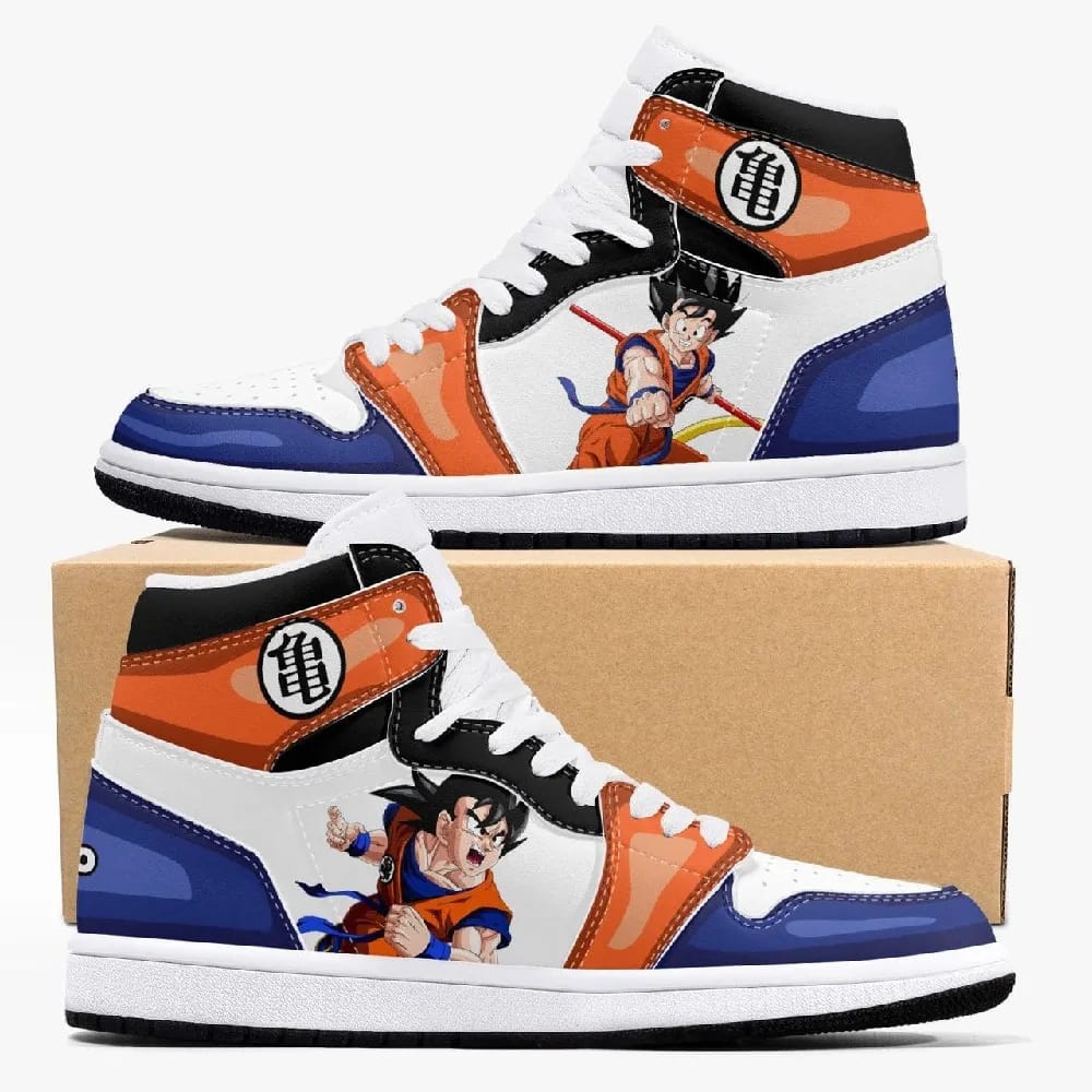 Inktee Store - Dragon Ball Super Goku Custom Air Jordans Shoes Image