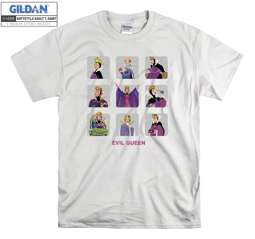 Inktee Store - Evil Queen Moods Disney Villains Funny T-Shirt Image