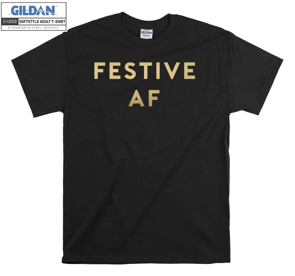 Inktee Store - Festive Af Jumper Tee Top Christmas Xmas T-Shirt Image