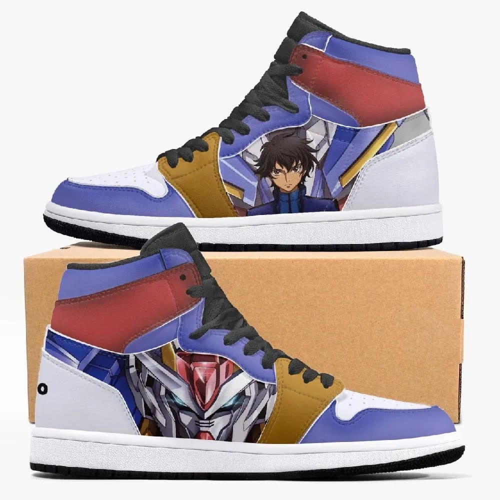 Inktee Store - Gundam Setsuna Custom Air Jordans Shoes Image