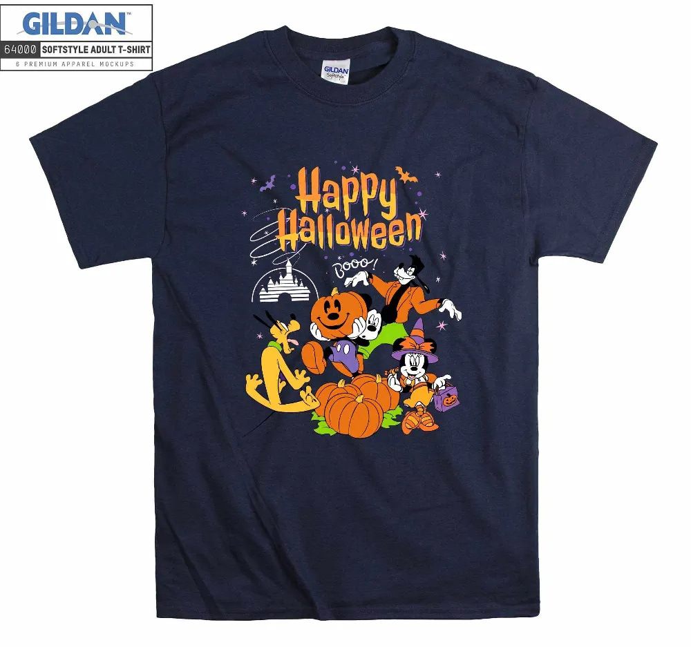 Inktee Store - Halloween Disney Family Mickey Minnie T-Shirt Image
