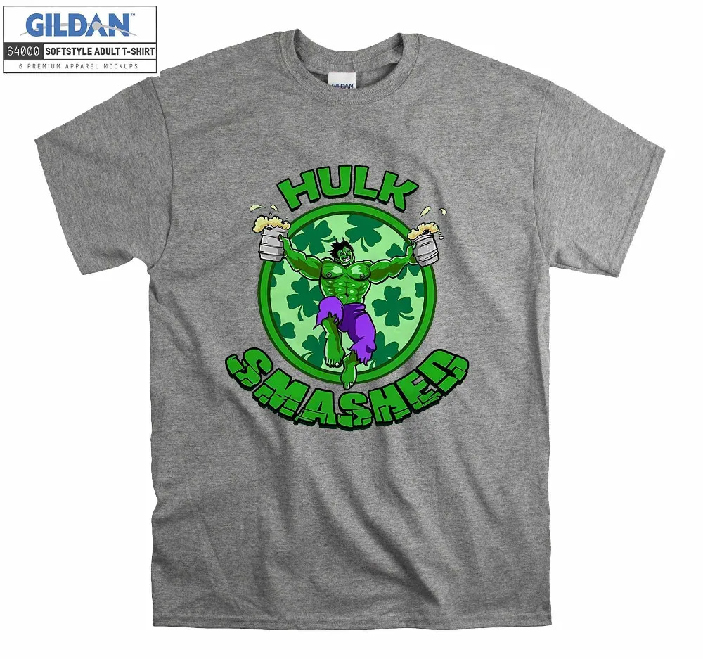 Inktee Store - Hulk Get Smashed Funny St. Patrick'S Day T-Shirt Image