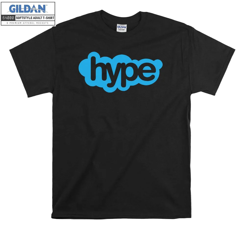 Inktee Store - Hype Logo Cartoon Funny Parody T-Shirt Image