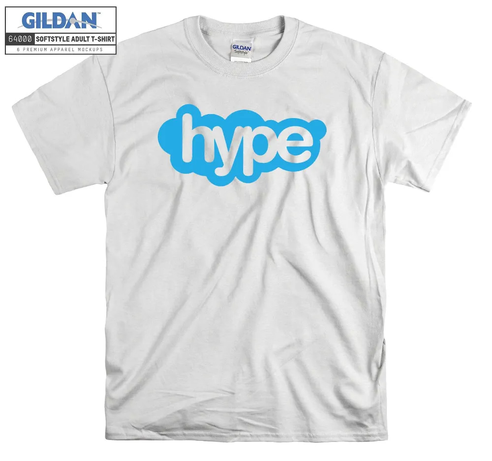Inktee Store - Hype Logo Cartoon Funny Parody T-Shirt Image