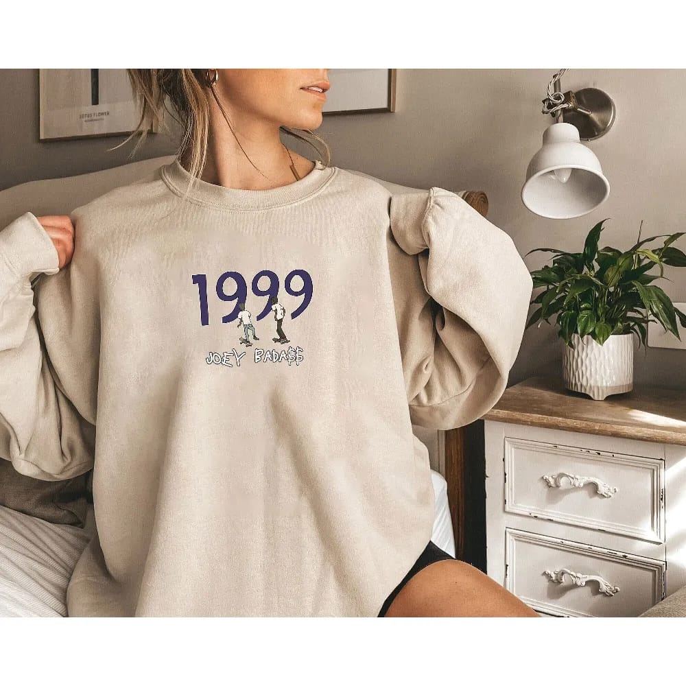 Inktee Store - Joey Baddass 1999 Vintage Inspired T-Shirt - Retro Unisex Skate Graphic Tee - Joey Badass Oversize 90S Shirt - Joey Merch - Birthday Gift Image