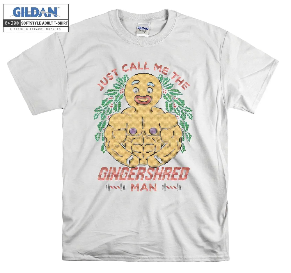 Inktee Store - Just Call Me The Gingershred Man Christmas Xmas T-Shirt Image
