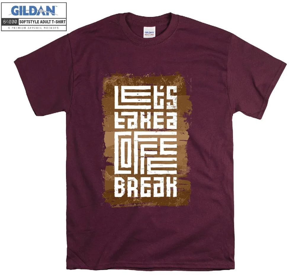 Inktee Store - Let'S Take A Coffee Break T-Shirt Image