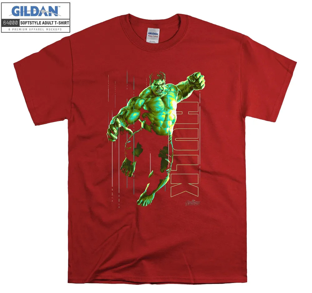 Inktee Store - Marvel Infinity War Incredible Hulk Jump T-Shirt Image
