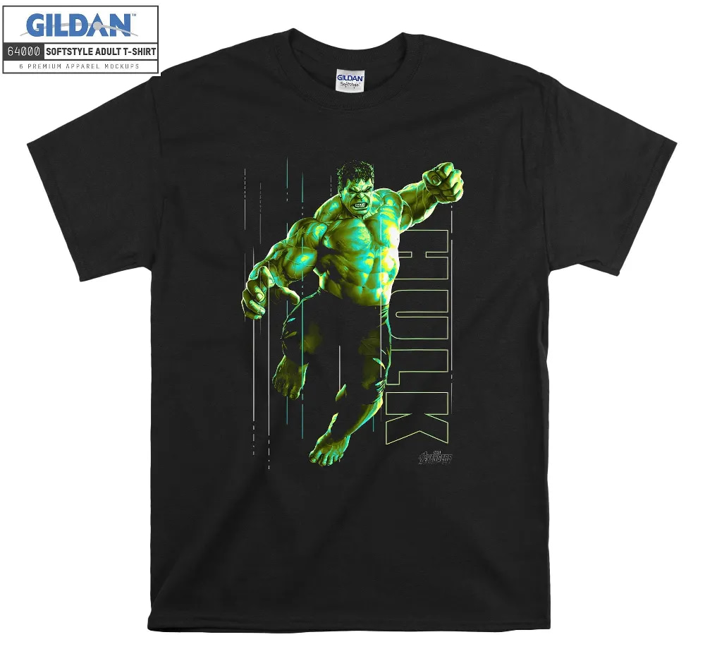Inktee Store - Marvel Infinity War Incredible Hulk Jump T-Shirt Image