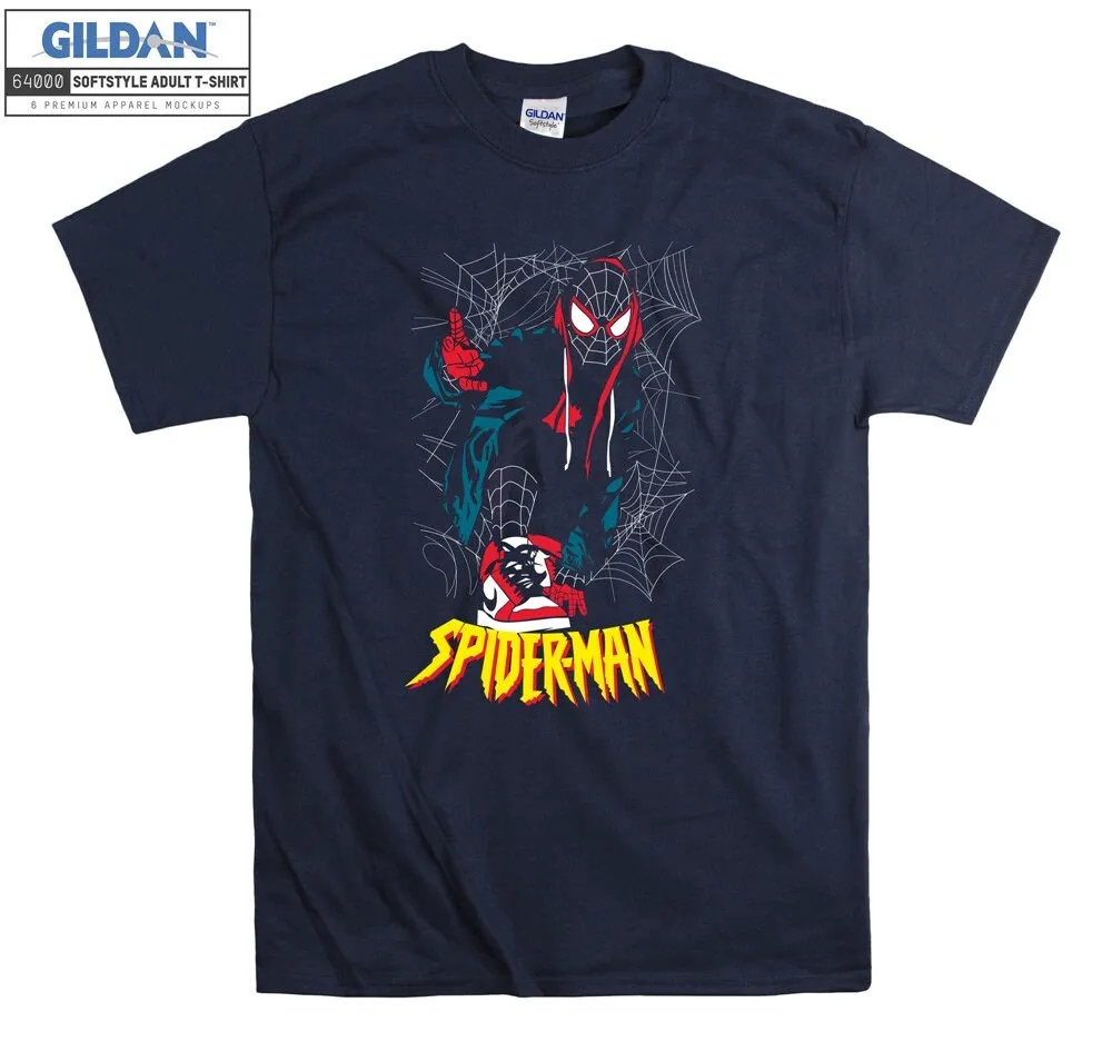 Inktee Store - Marvel Spider-Man Cool Web T-Shirt Image