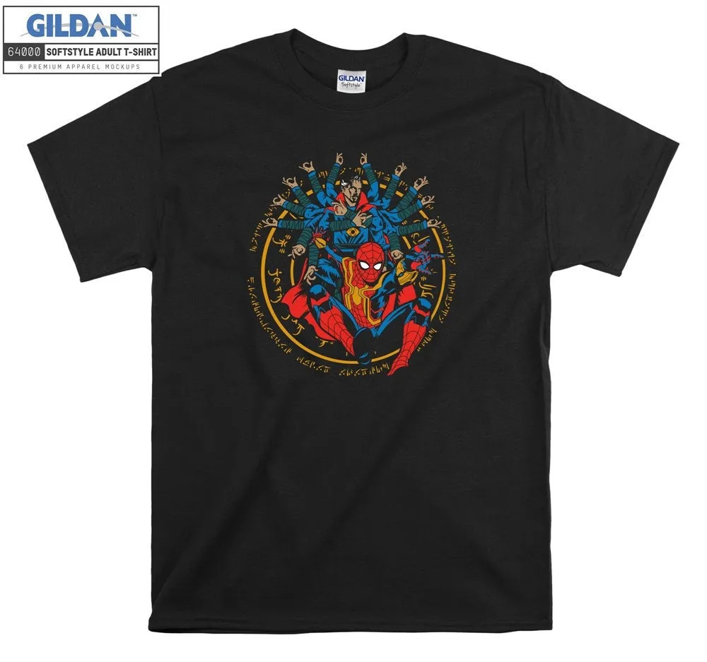Inktee Store - Marvel Spider-Man Doctor Strange Magic Comics Unisex T-Shirt Image