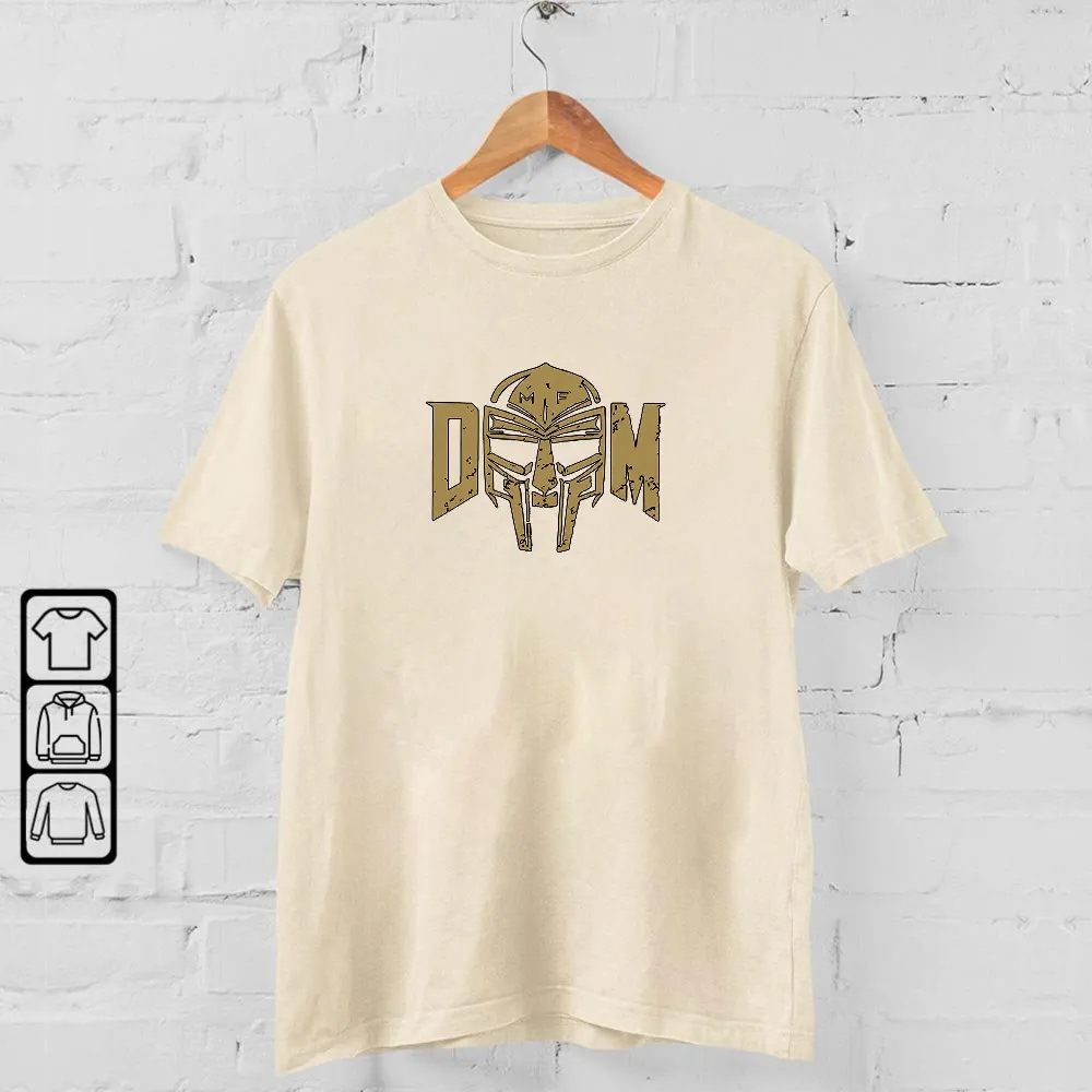 Inktee Store - Mf Doom Y2K Graphic T-Shirt - Madvillain Metal Face Tee - Retro Unisex 90S Tee - Mf Doom Tee - Music Gift - Music Vintage Shirt - Gift For Him Her Image