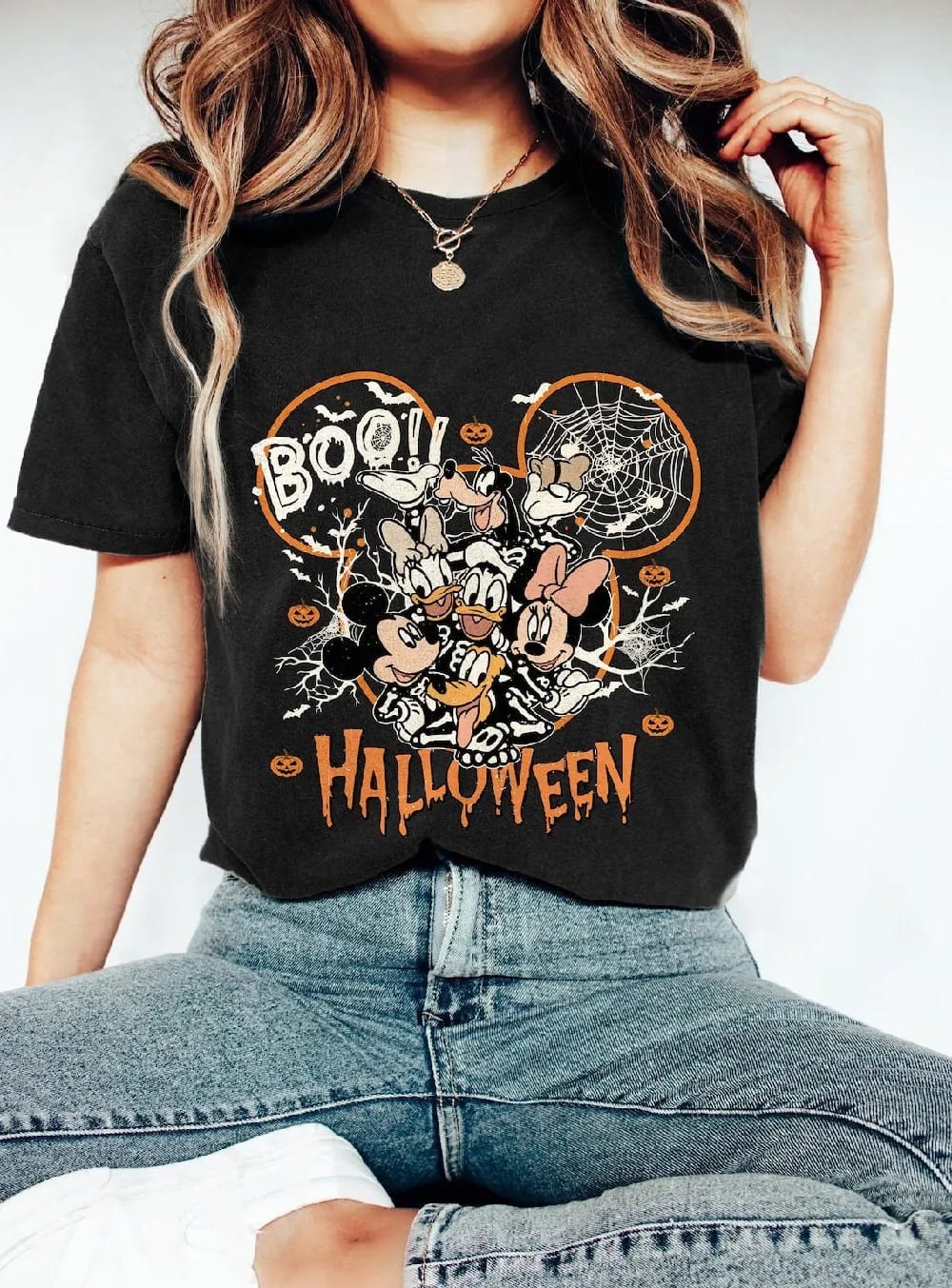Inktee Store - Mickey And Friends Halloween Shirt - Vintage Disney Halloween Shirt - Mickey'S Not-So-Scary Halloween Party - Disney Family Matching Shirt Image