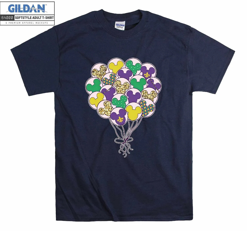 Inktee Store - Mickey Mardi Gras Balloon Parade New Orleans T-Shirt Image