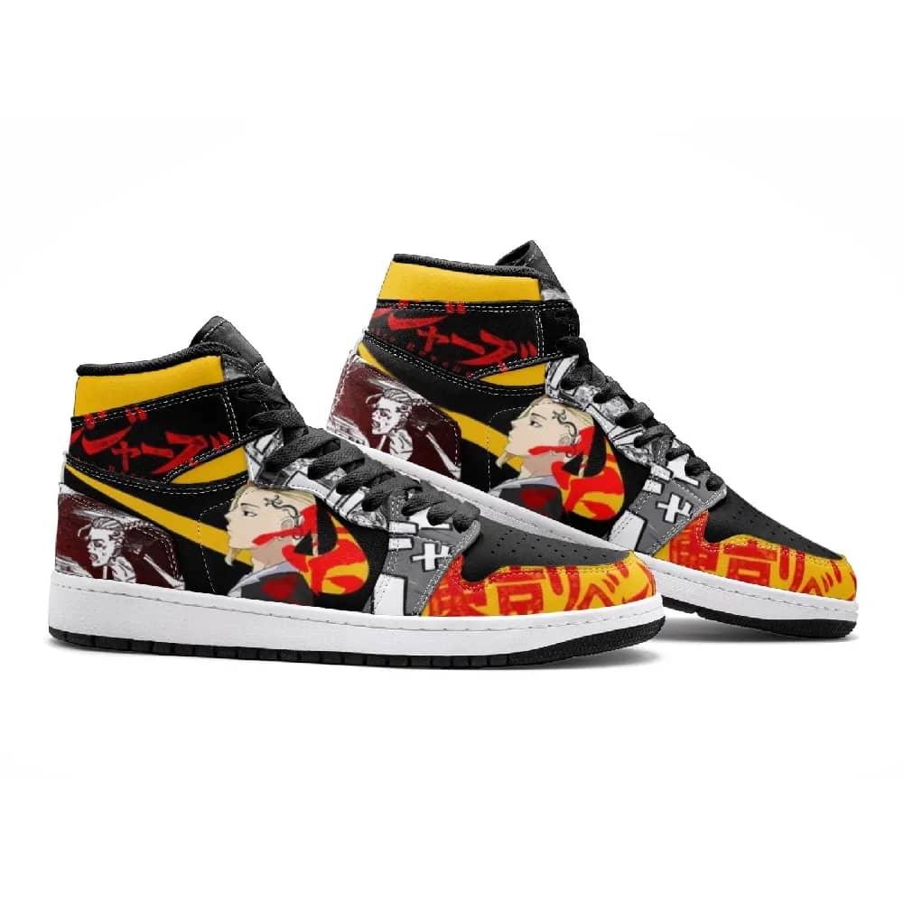 Inktee Store - Mikey And Draken Tokyo Revengers Custom Air Jordans Shoes Image