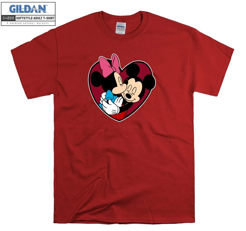Inktee Store - Minnie And Mickey Mouse T-Shirt Image