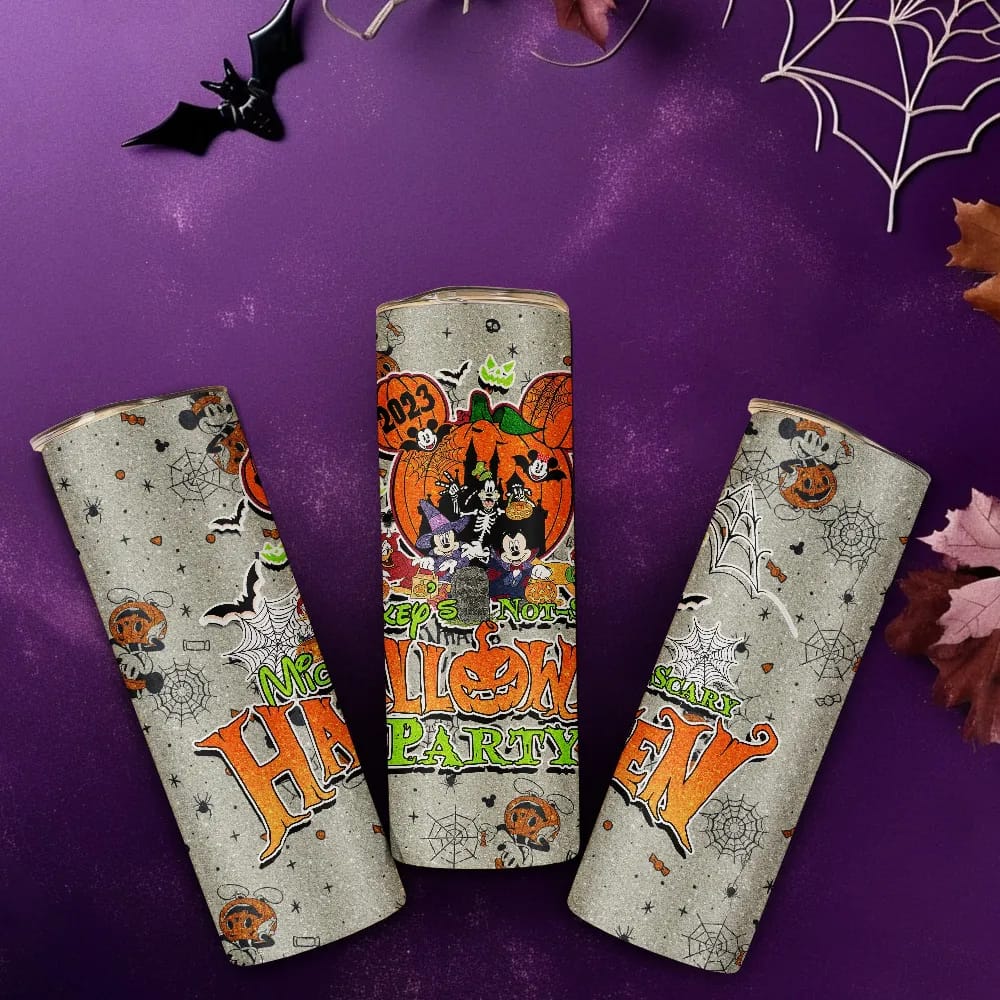 Inktee Store - Mouse Not-So-Scary Halloween Party Custom 20Oz Tumbler - Custom Tumbler Gift For Him Or Her Image
