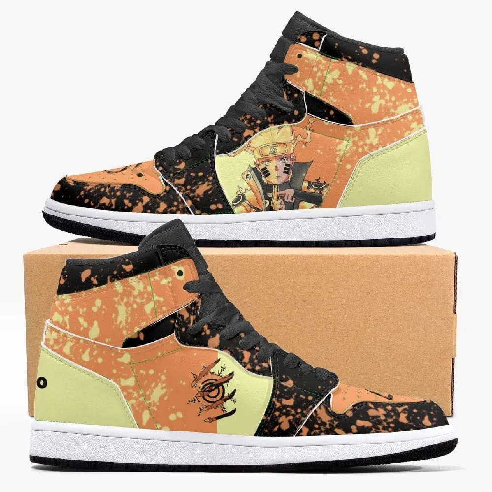 Inktee Store - Naruto Shippuden Custom Air Jordans Shoes Image