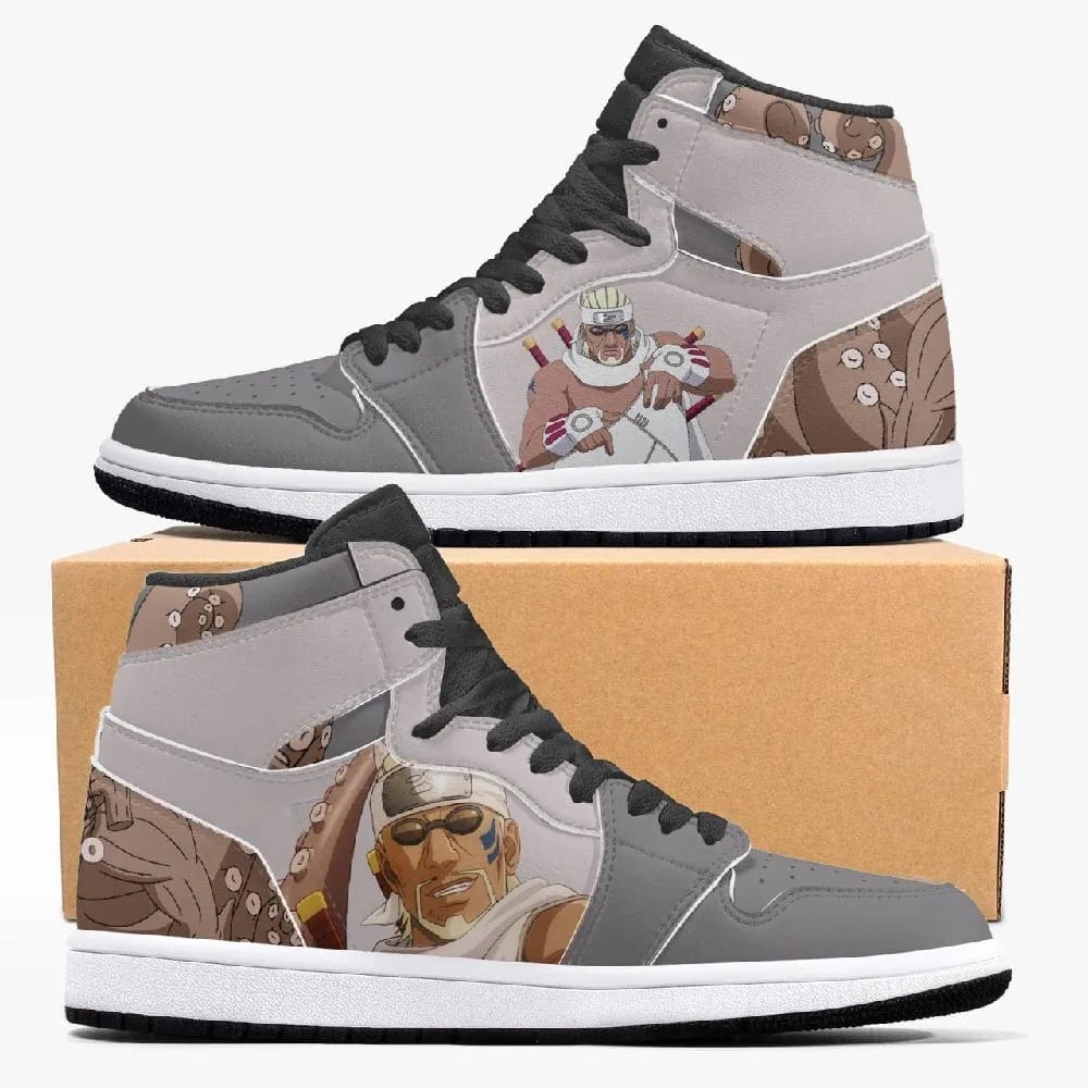 Inktee Store - Naruto Shippuden Killer Bee Custom Air Jordans Shoes Image