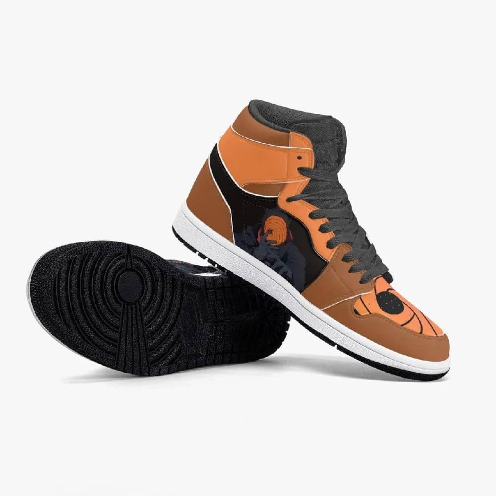 Inktee Store - Naruto Shippuden Tobi Custom Air Jordans Shoes Image