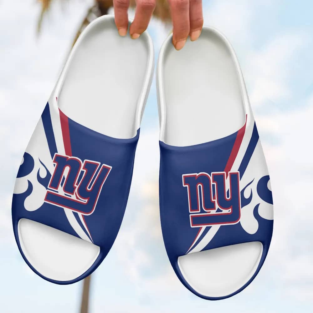 Inktee Store - New York Giants Yeezy Slippers Shoes Image