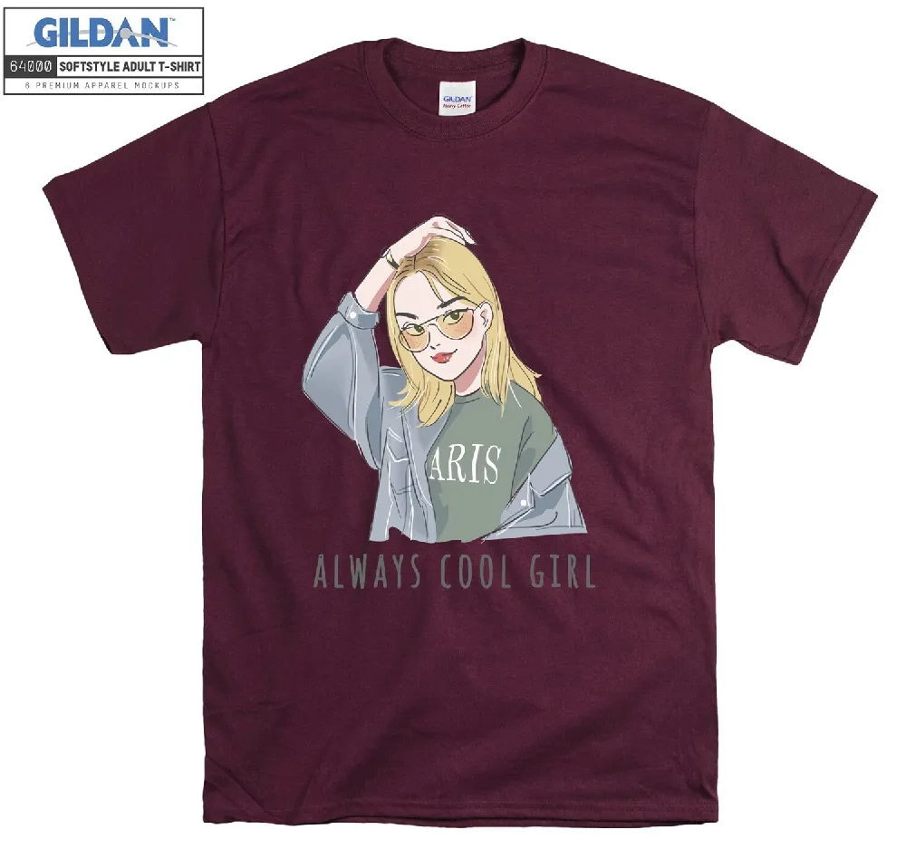 Inktee Store - Official Always Cool Girl T-Shirt Image
