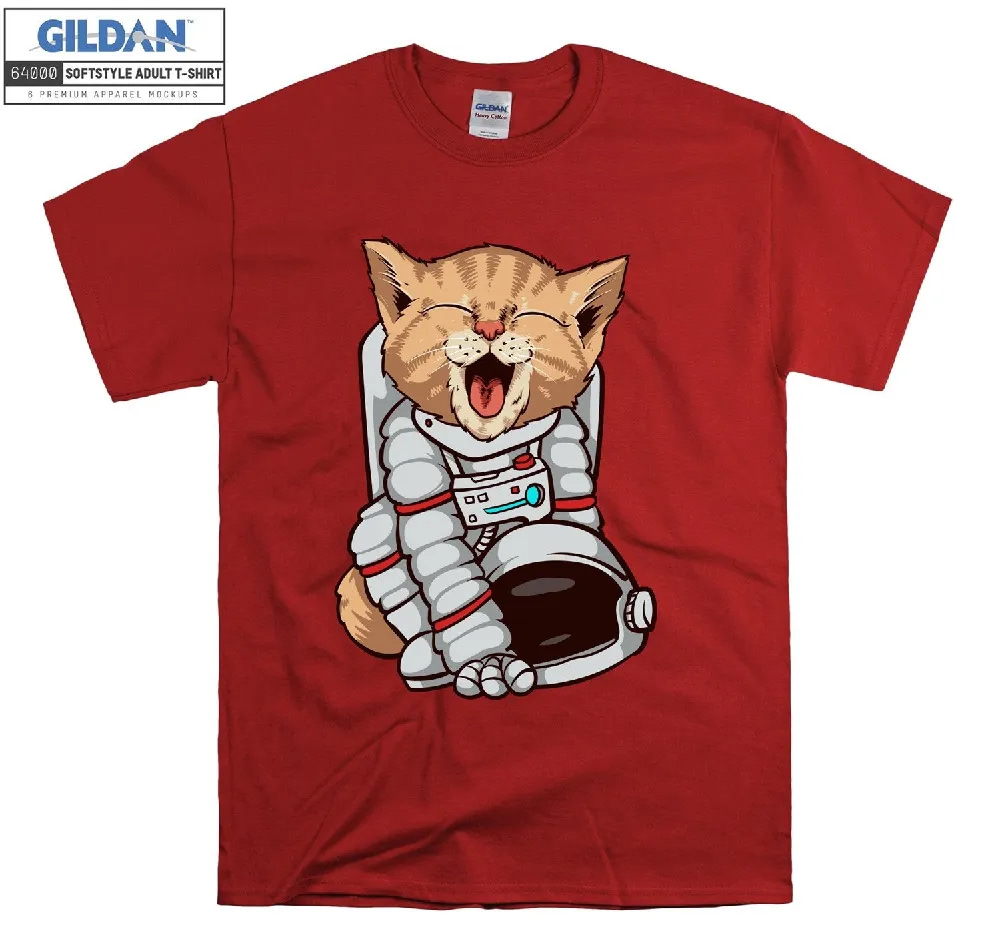 Inktee Store - Official Astronaut Cat Kitten T-Shirt Image