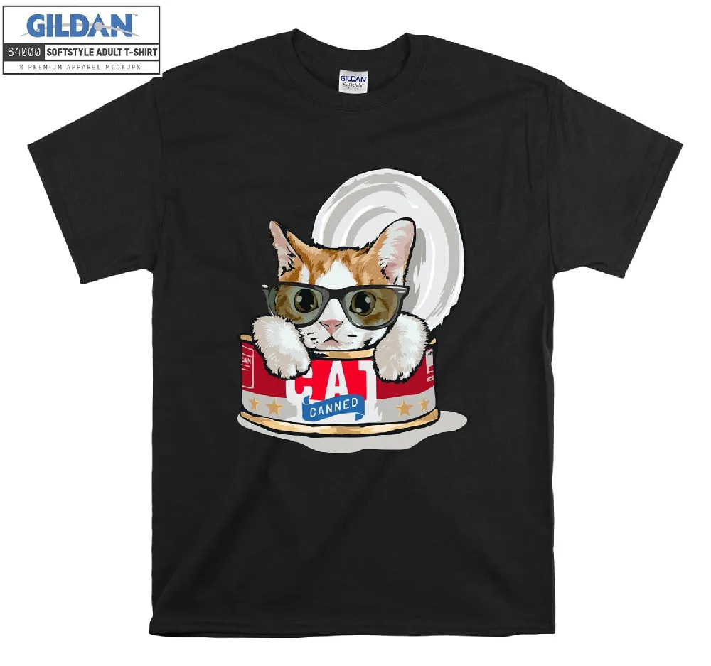 Inktee Store - Official Cute Cat Canned T-Shirt Image