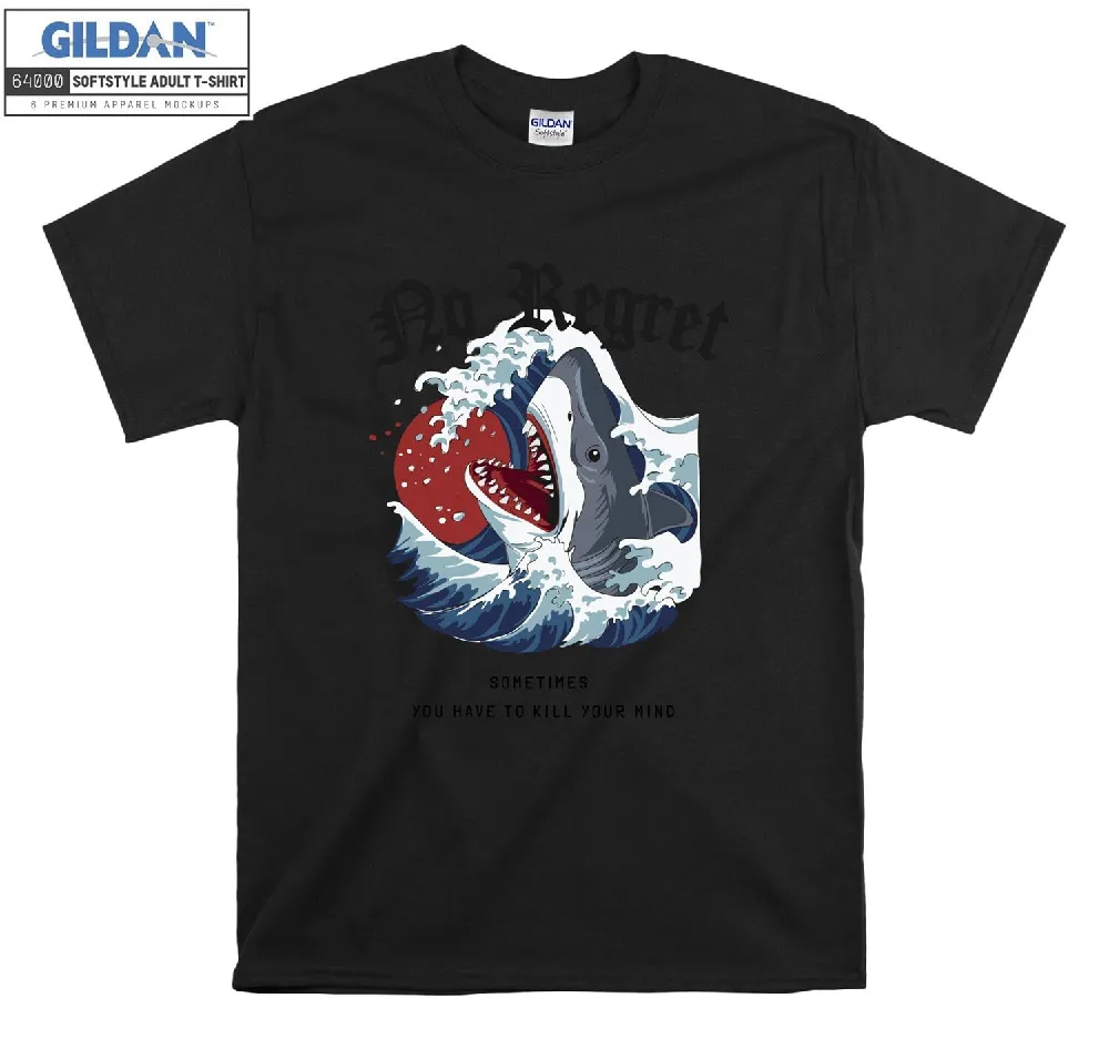 Inktee Store - Official No Regret Shark T-Shirt Image