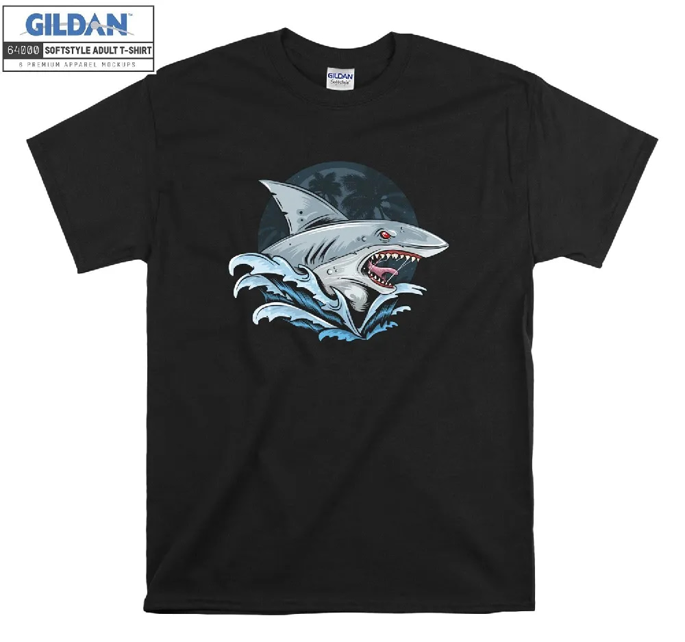 Inktee Store - Official Shark Red Eyes T-Shirt Image