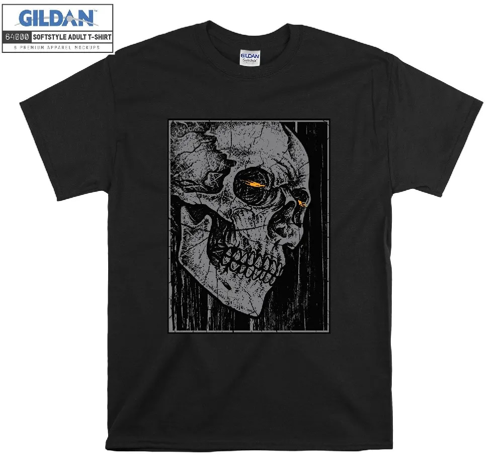 Inktee Store - Official Skeleton Scary Line T-Shirt Image