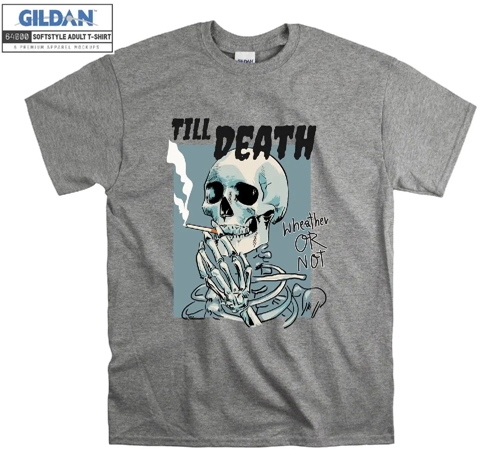 Inktee Store - Official Till Death Skull T-Shirt Image