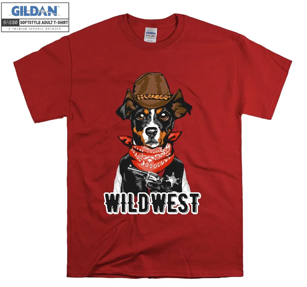 Inktee Store - Official Wild West Dog T-Shirt Image