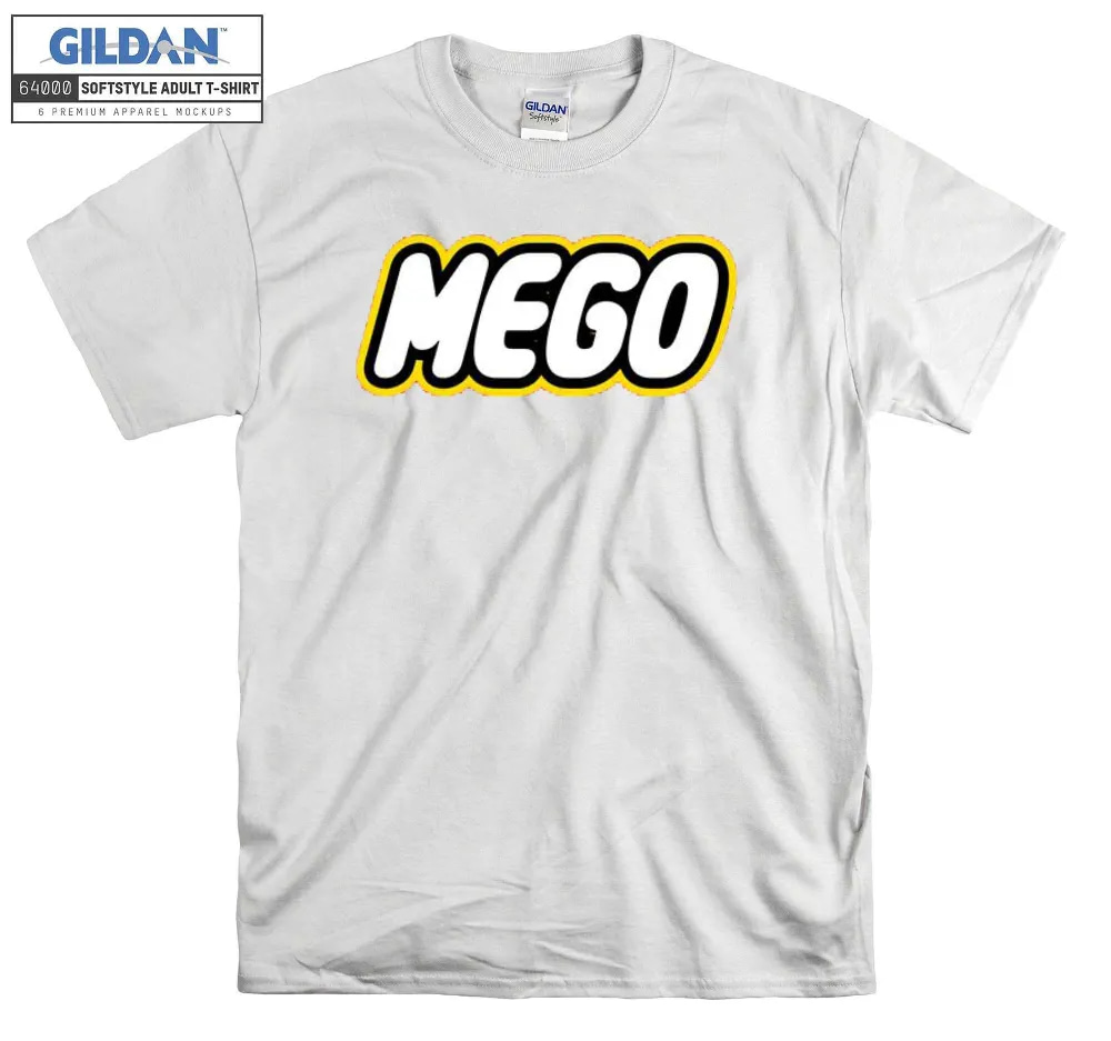 Inktee Store - Parody Brand Funny Logo Mego T-Shirt Image