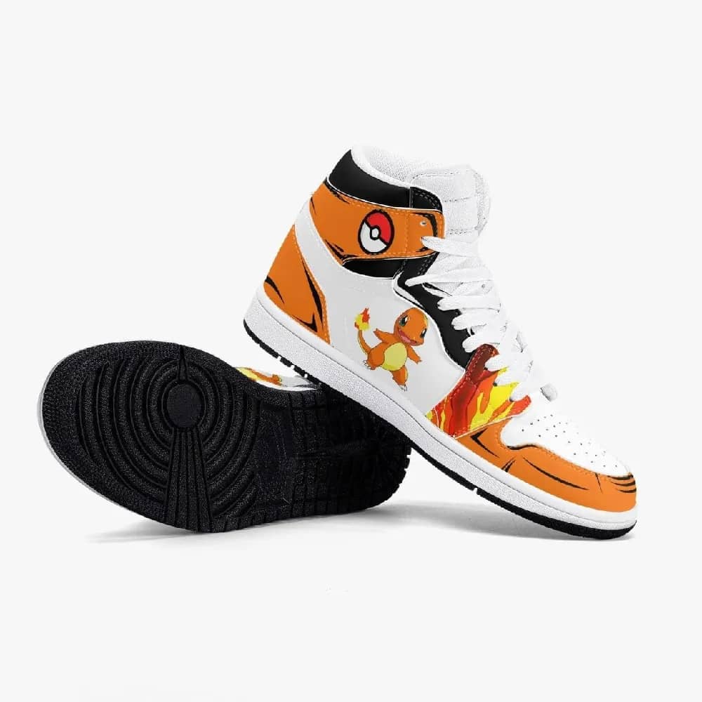 Inktee Store - Pokemon Charmander Custom Air Jordans Shoes Image
