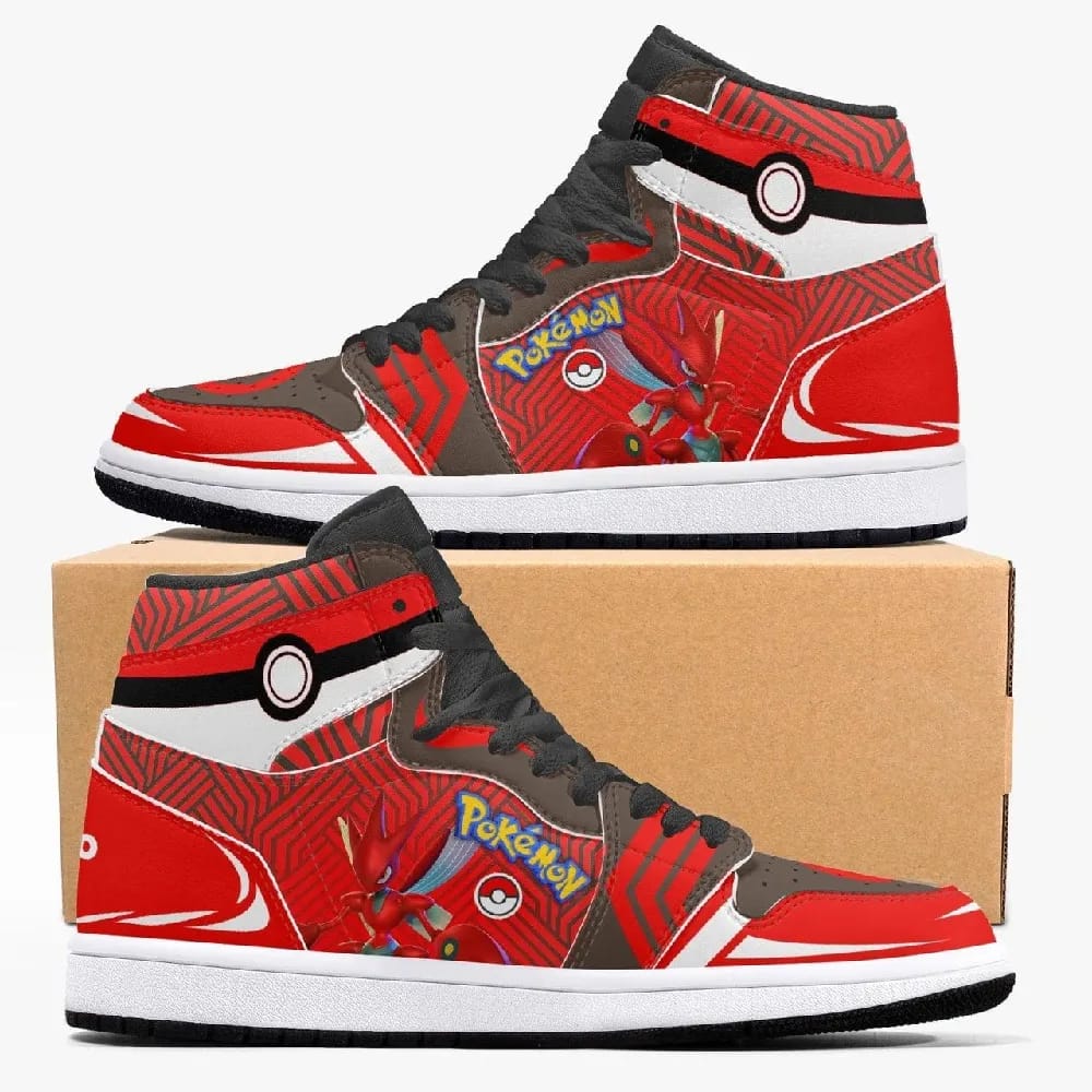 Inktee Store - Pokemon Scizor Custom Air Jordans Shoes Image